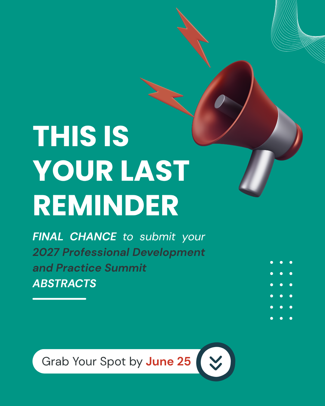 ABSTRACTS Final Reminder