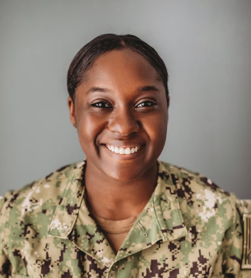 Jaeda Ewings Military Pic