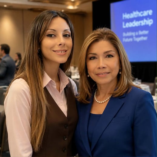 Katelyn & Lourdes at Conference