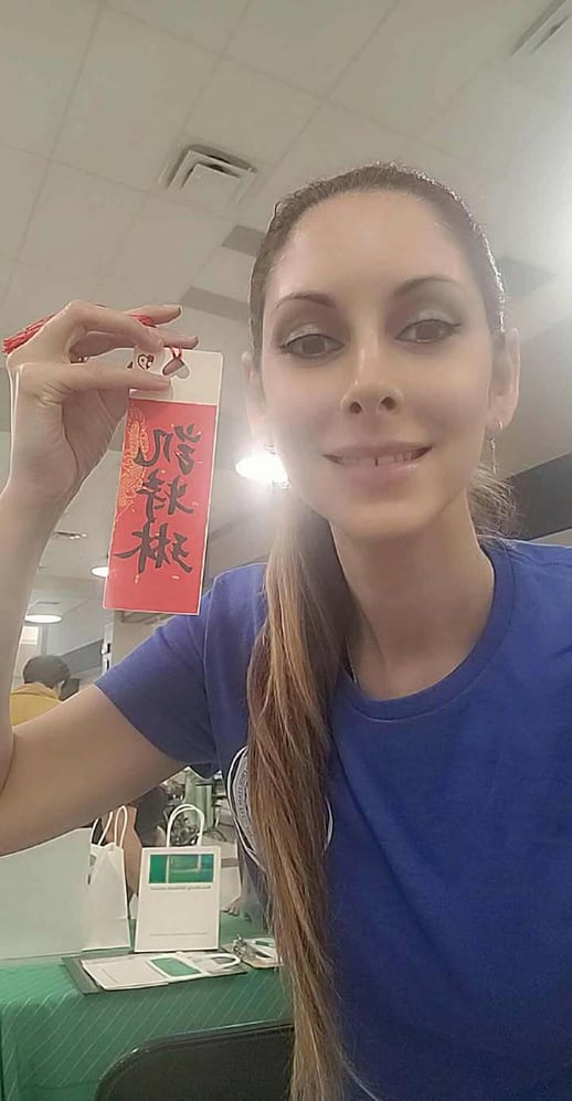 Katelyn at AAHM event