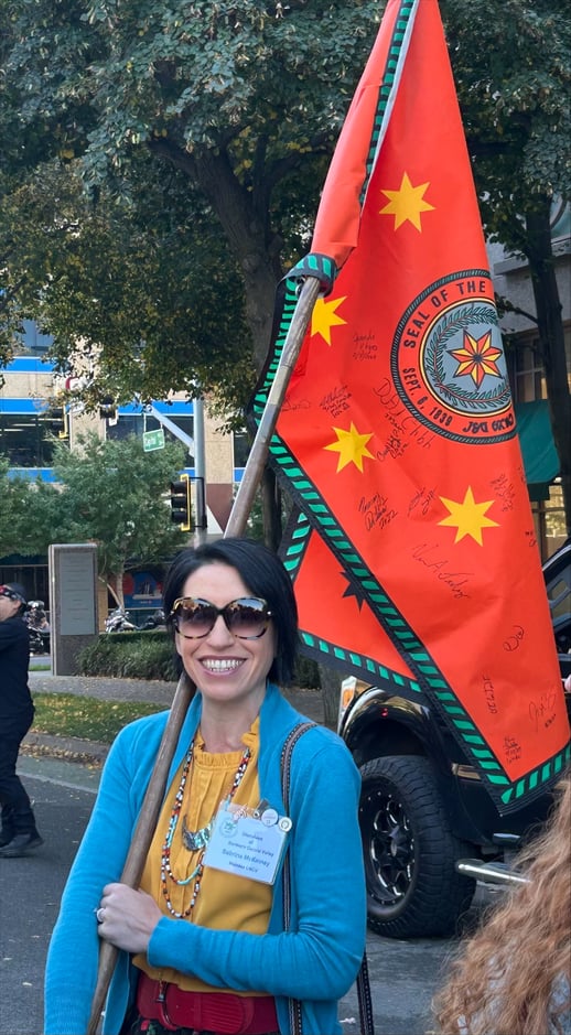 Sabrina at Annual Native American Heritage Parade